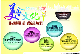 美食文化節(jié)海報(bào)