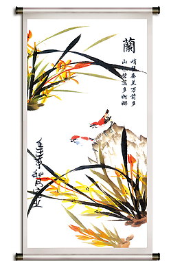 写意兰花