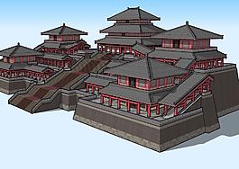 阿房宮3D模型