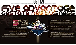 高檔地產海報