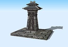 漢闕3D模型