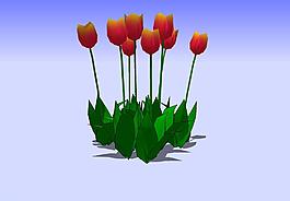花草3D模型