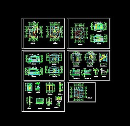 南方建筑別墅設計cad施工圖