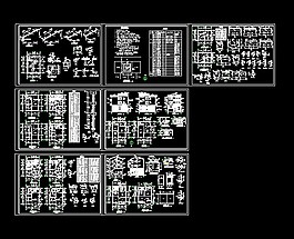 秀山花園住宅建筑cad施工圖dwg格式