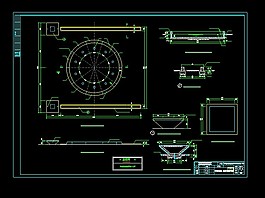 xx廣場(chǎng)陣列噴泉錐形花池詳細(xì)cad設(shè)計(jì)