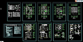 xx農(nóng)村住宅建筑整套cad 設計圖紙
