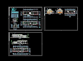 某商業(yè)街設(shè)計CAD建筑施工圖