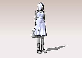 女生3D模型