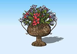 插花3D模型