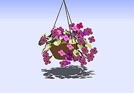 花草3D模型