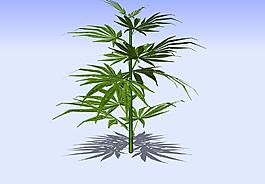 花草3D模型