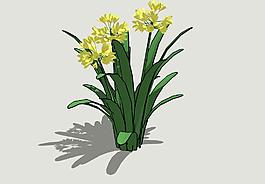 花草3D模型