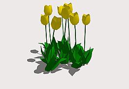 花草3D模型
