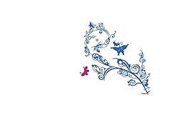 墻體彩繪 花蝶