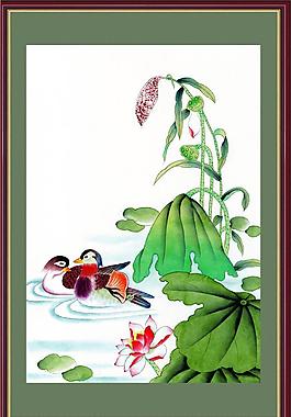 荷魚圖