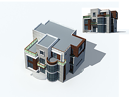別墅建筑模型