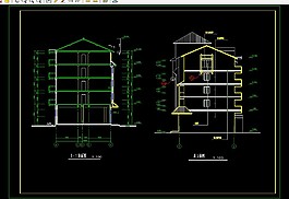 某大型辦公商住綜合樓全套CAD建筑施工圖