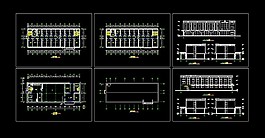 xx學(xué)生宿舍樓建筑圖整套cad設(shè)計(jì)圖