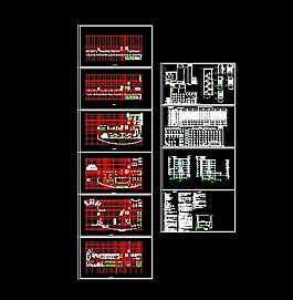 某星級大酒店cad建筑設計圖dwg格式.rar