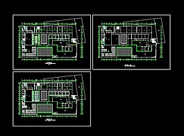 某市級大型商場建筑平面設(shè)計cad方案