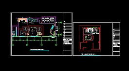 [廣東]賓館桑拿建筑設(shè)計(jì)cad平面施工