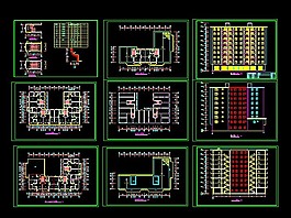 市政安置樓建筑設(shè)計(jì)cad施工圖