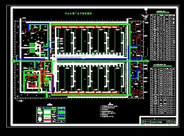 某污水厂建筑设计平面cad布置施工图