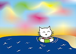 卡通背景圖