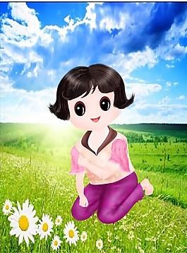 儿童插画电脑绘