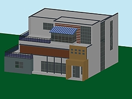 別墅建筑模型