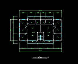 某經濟適用房建筑cad戶型平面圖.
