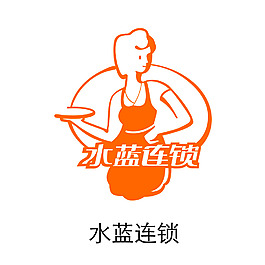水藍連鎖LOGO