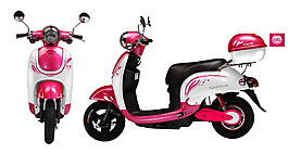 電動車可愛貼花