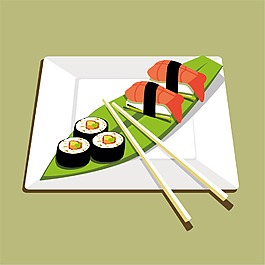 日本壽司矢量