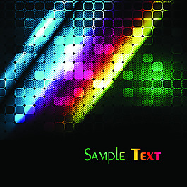 SAMPLE炫酷潮流潑墨矢量素材