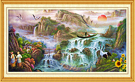 山水油画