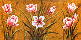 金黃無(wú)框畫(huà)
