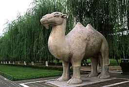 駱駝石雕