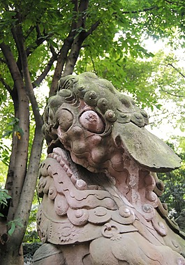 動物石像