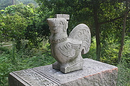 公雞石像