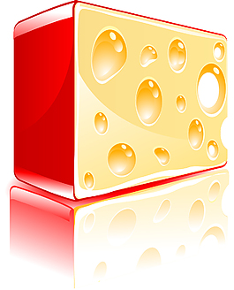 奶酪矢量素材