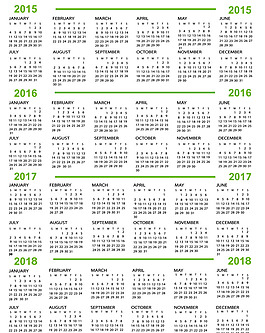2015年歷
