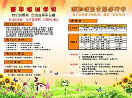 培訓(xùn)學(xué)校宣傳單
