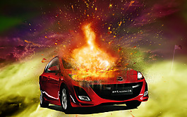 爆炸汽車