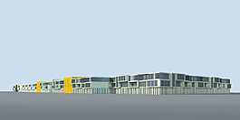 都市时尚商业街建筑3D模型