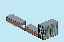 時尚大氣風(fēng)格公共建筑3D模型素材