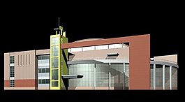 歐式建筑商場3d模型