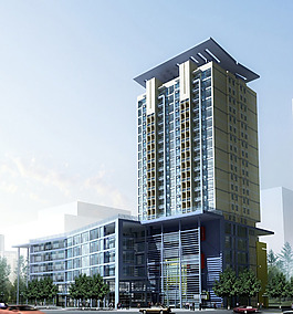 商業大廈建筑3D模型圖