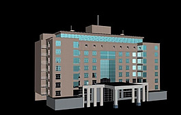 現(xiàn)代建筑3d模型