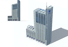 豪华现代风格公建设计3D模型素材